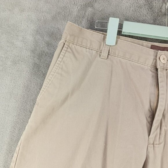 GREAT NORTHWEST Khaki Pants 4-Pocket Solid Tan W:33 L: 32 - Picture 5 of 11